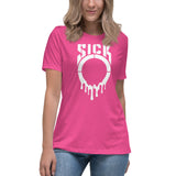 SICKO White Women's Relaxed T-Shirt
