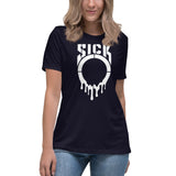 SICKO White Women's Relaxed T-Shirt