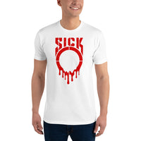 SICKO Red Splatter Men's Short Sleeve Fitted T-shirt